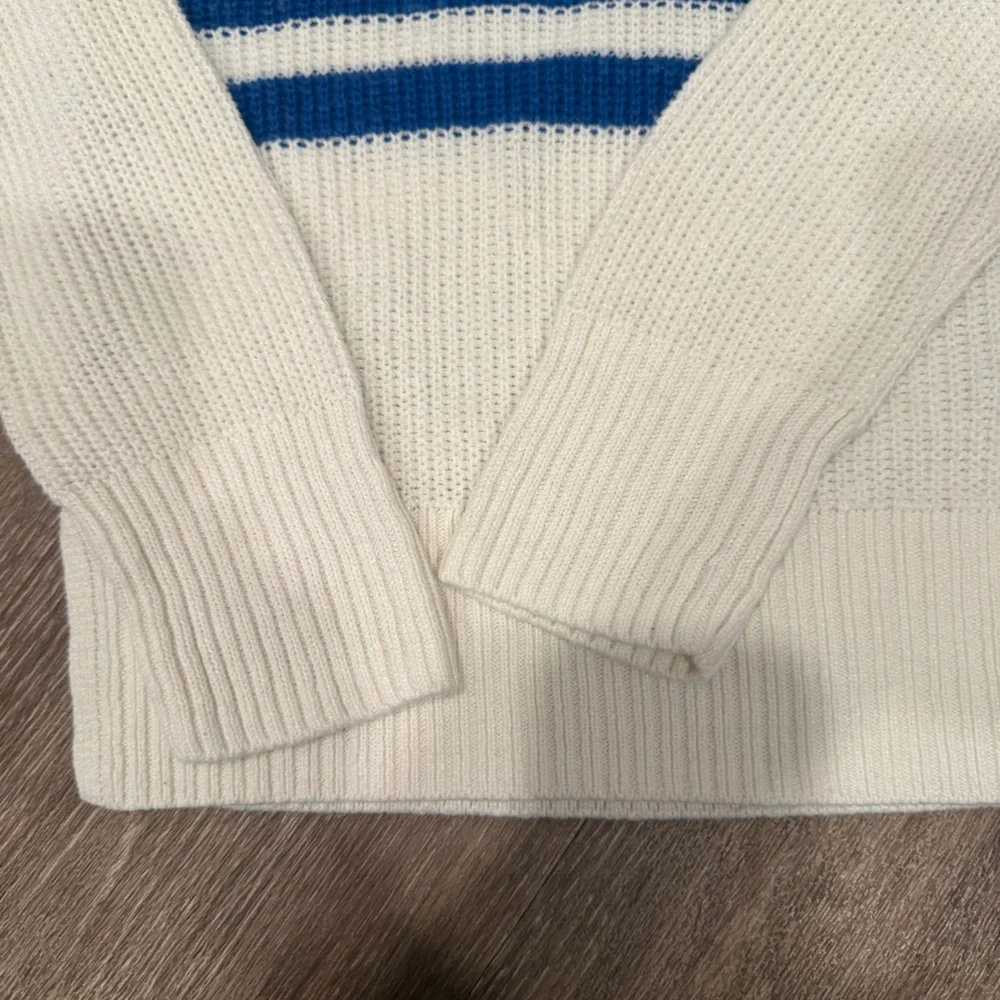 Faherty‎ Women’s Miramar Linen Blend Organic Cotton Striped Sweater size small